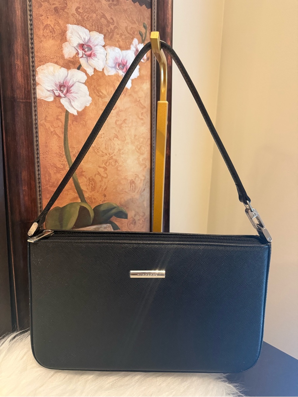 🌸Burberry Saffiano Leather Shoulder bag🌸